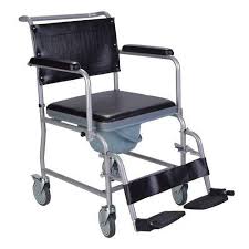 Commode Chair with Padded Seat