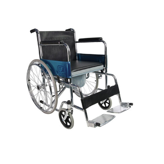 Standard Foldable Wheelchair (Lightweight & Durable) - Nairobi Stock, featuring a durable frame and comfortable seat.