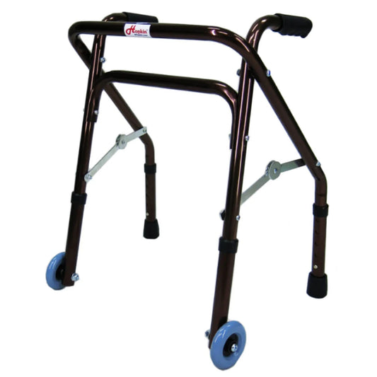 Walking frame with castors pediatric