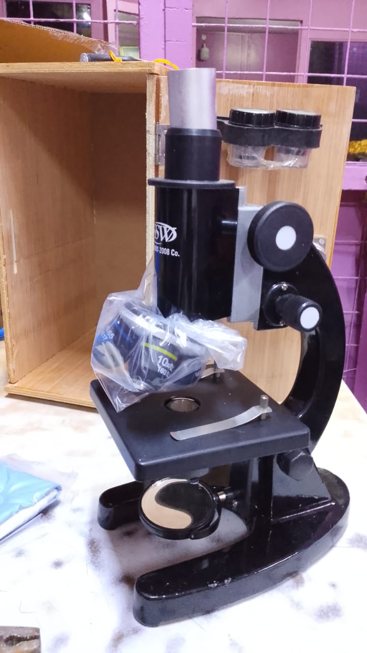 Student Microscope with Wooden Case – Ideal for Kenyan Schools