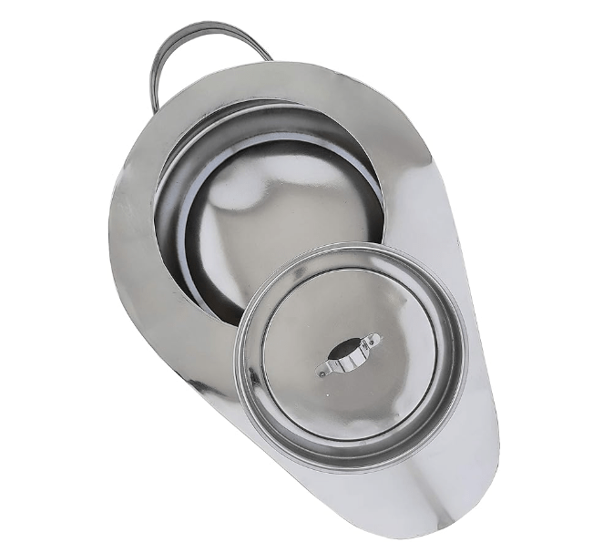 Bedpan (Male) | Heavy Duty Stainless Steel Easy Clean | Kenya