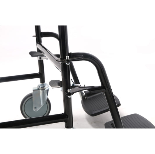 Commode Chair with Padded Seat (wheels)