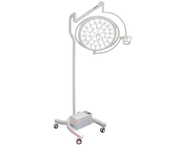 Single arm theatre light led with stand.