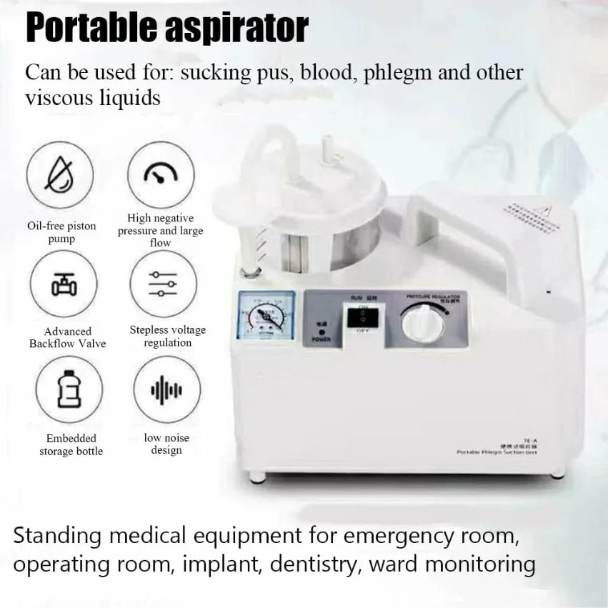 Suction machine single bottle