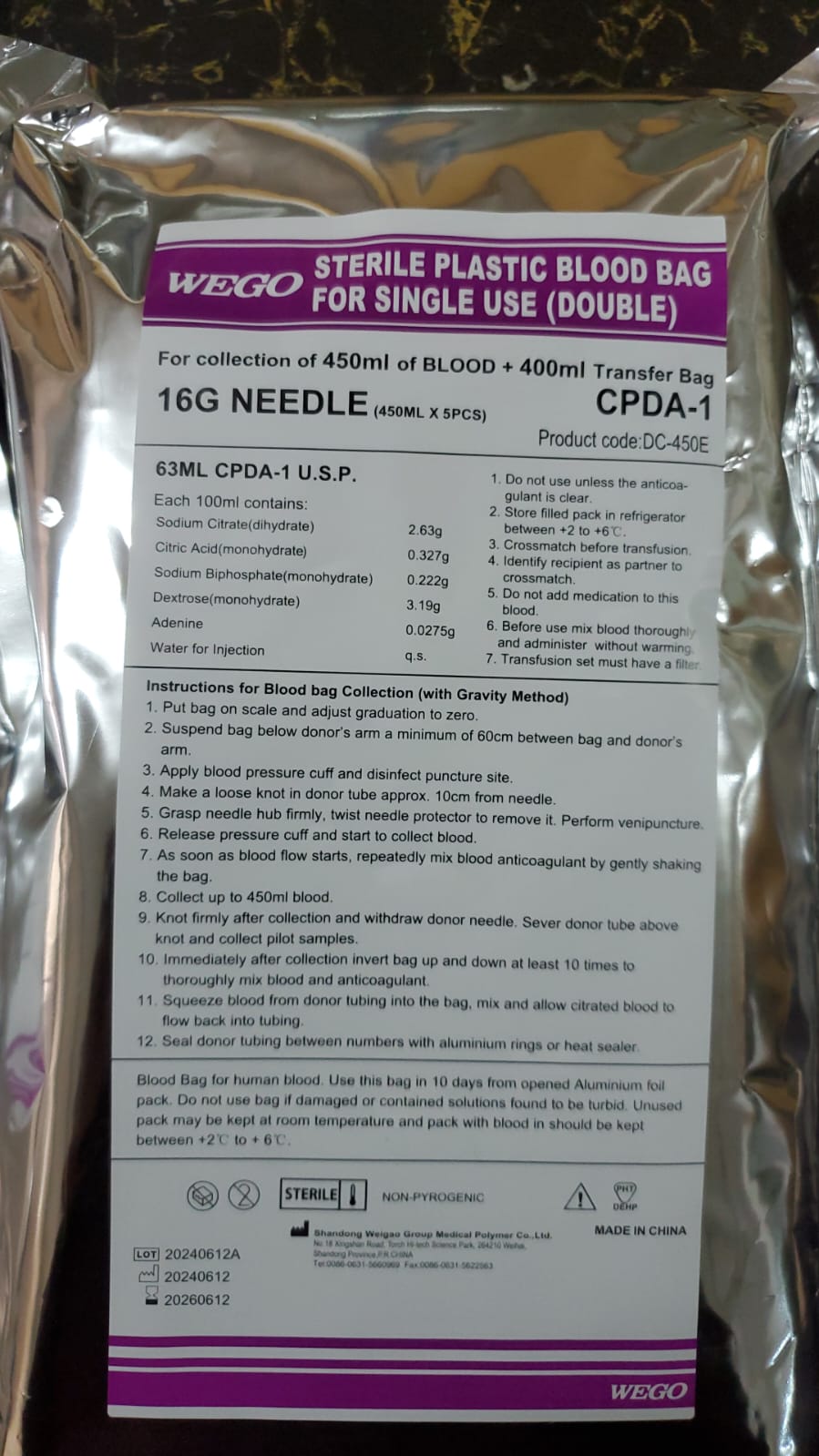 High-Quality Blood Bags - Medical Equipment Kenya