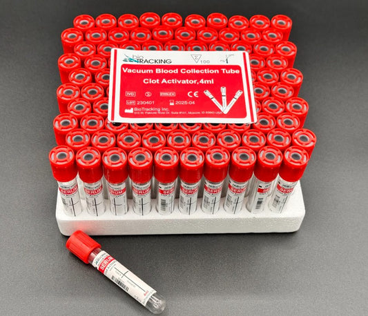 Vacuum Blood Collection Tubes- Red Top