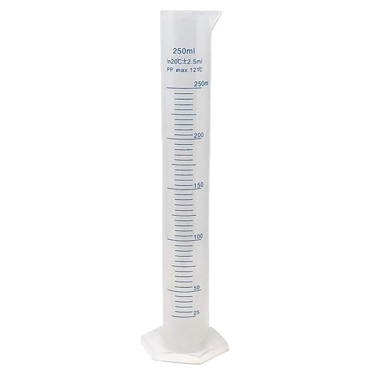 MEASURING CYLINDER 250ML (PLASTIC)