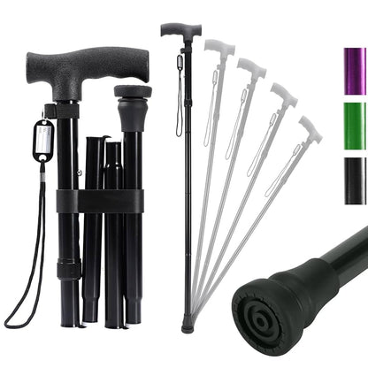 Foldable walking stick