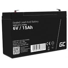 ACID ACCUMULATOR - 6V 15AH | Professional Laboratory Equipment | Scientific Supplies