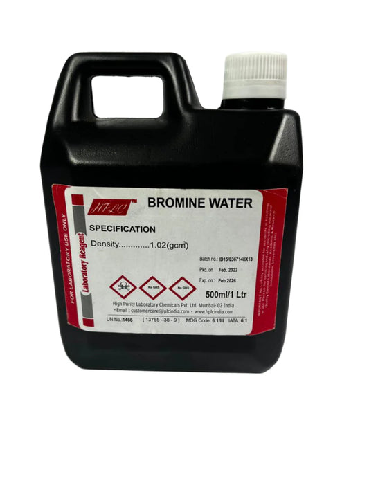 BROMINE WATER 1000ML L/P | Professional Laboratory Equipment | Scientific Supplies