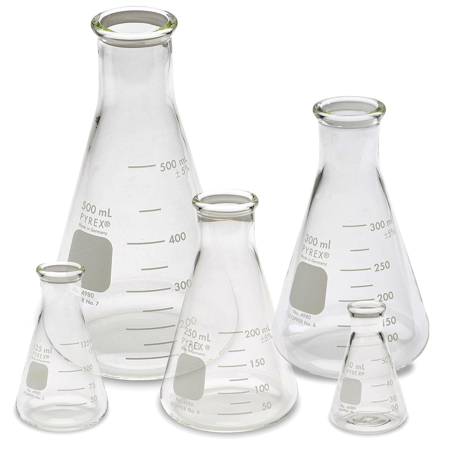 CONICAL FLASK 500MLS, PYREX – Solution Science