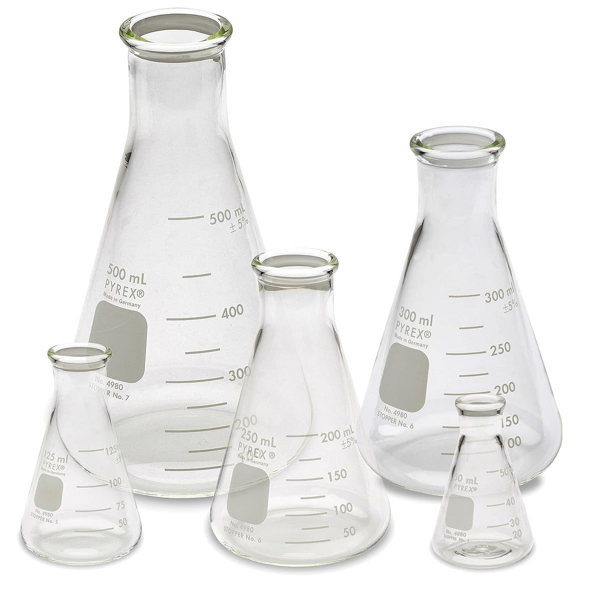 CONICAL FLASK 500MLS, PYREX
