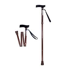 Foldable walking stick