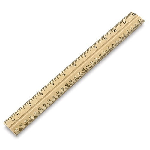 METER RULE HALF (MDF)