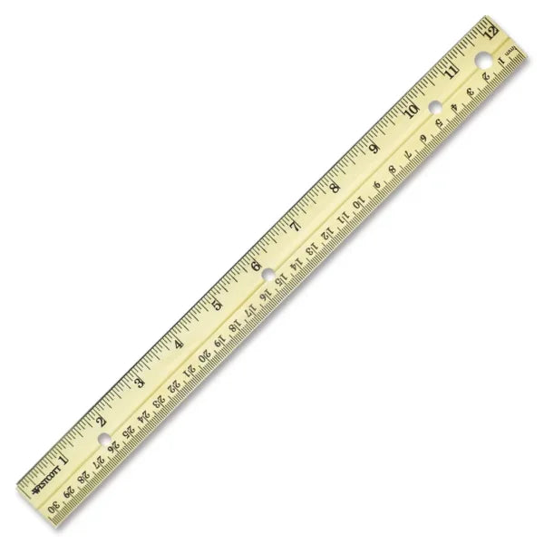 METER RULE HALF (WOODEN)