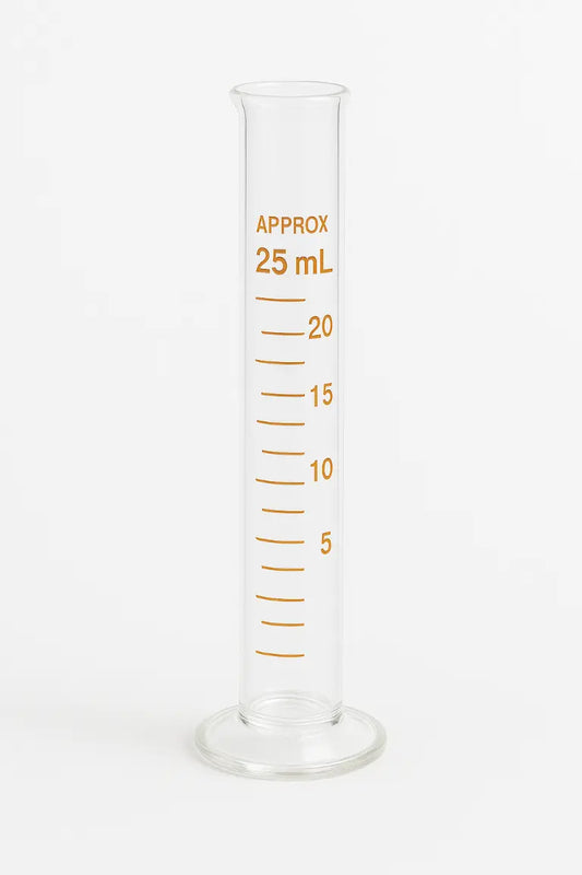 MEASURING CYLINDER 25ML (GLASS)