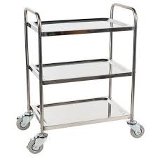 Medicine trolley 3 shelves