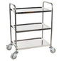 Medicine trolley 3 shelves