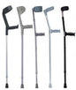 Open arm elbow crutches