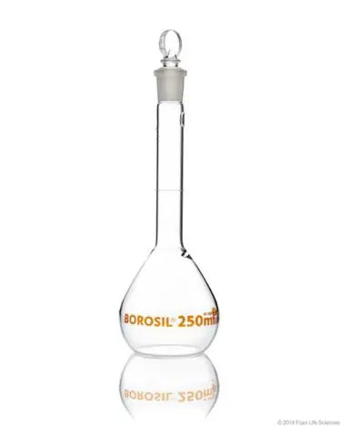 VOLUMENTRIC FLASK 250MLS, BOROSIL