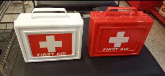 Portable First Aid Box (plastic)