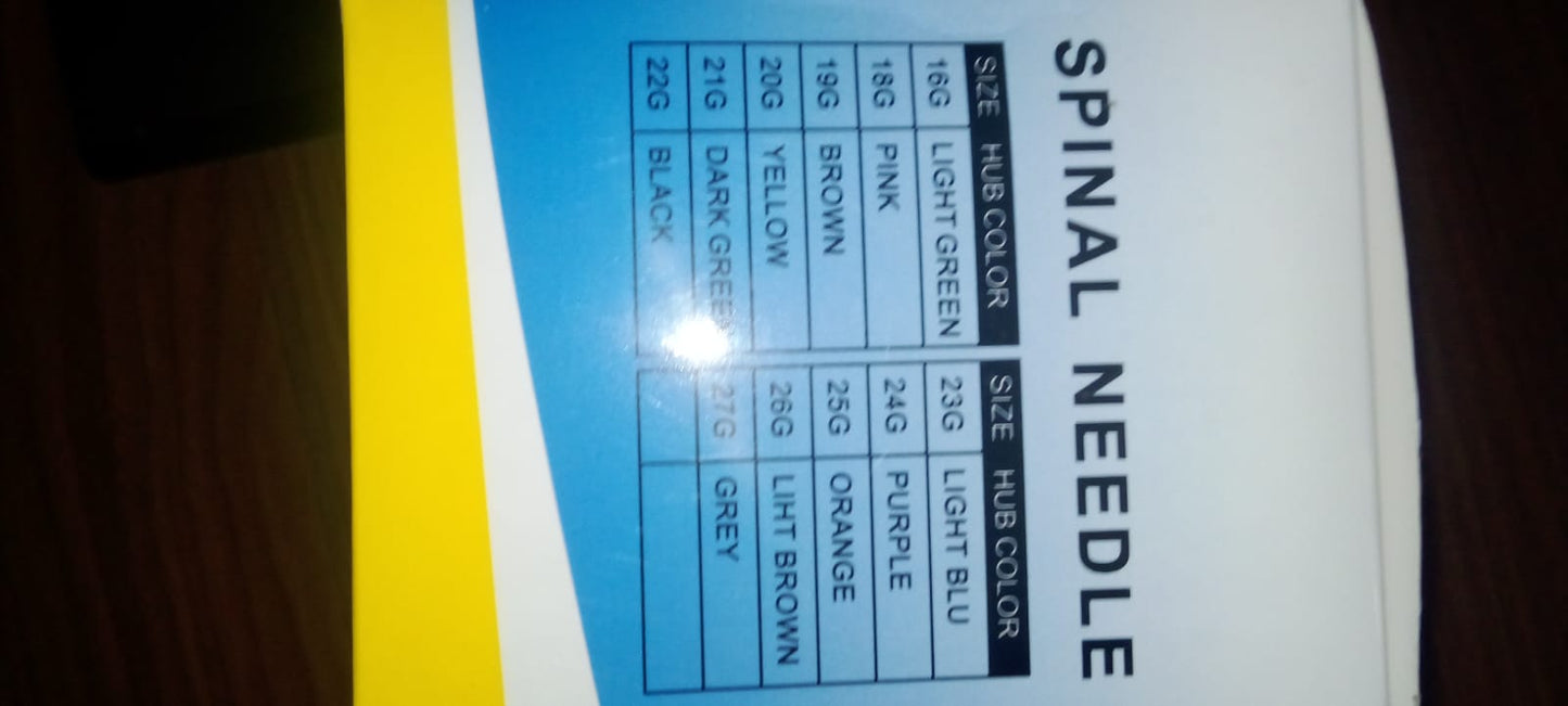 Spinal needle Quinckle