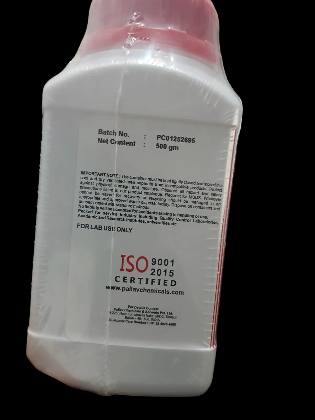CALCIUM CARBONATE POWDER 500G (UNIV.) | Professional Laboratory Equipment | Scientific Supplies