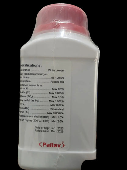 CALCIUM CARBONATE POWDER 500G (UNIV.) | Professional Laboratory Equipment | Scientific Supplies