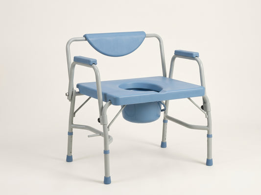 Extra Wide Commode Chair – Adjustable Heavy Duty