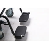 Commode Chair with Padded Seat (wheels)