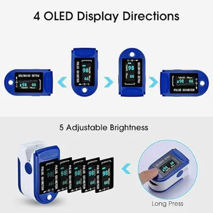 Pulse Oximeter - Monitor SpO2 and Pulse Rate at Home