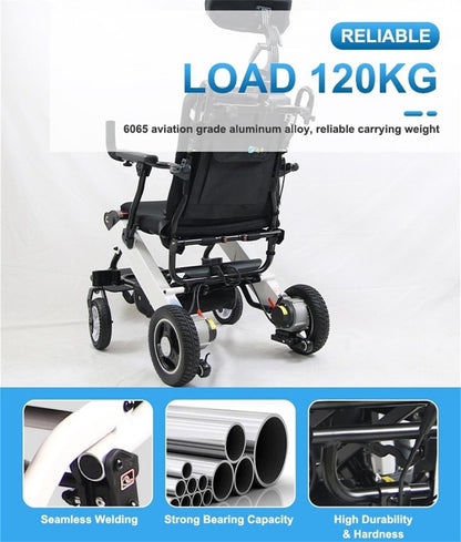Electric wheelchair | Foldable | Premium