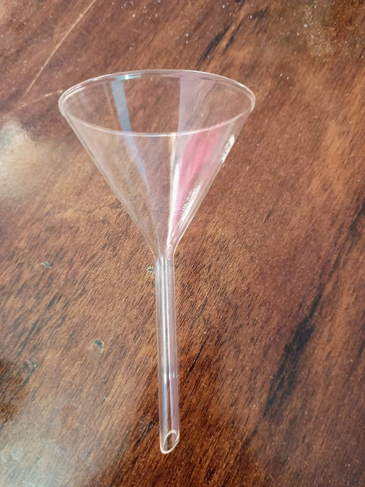 filter funnel 75 MM glass