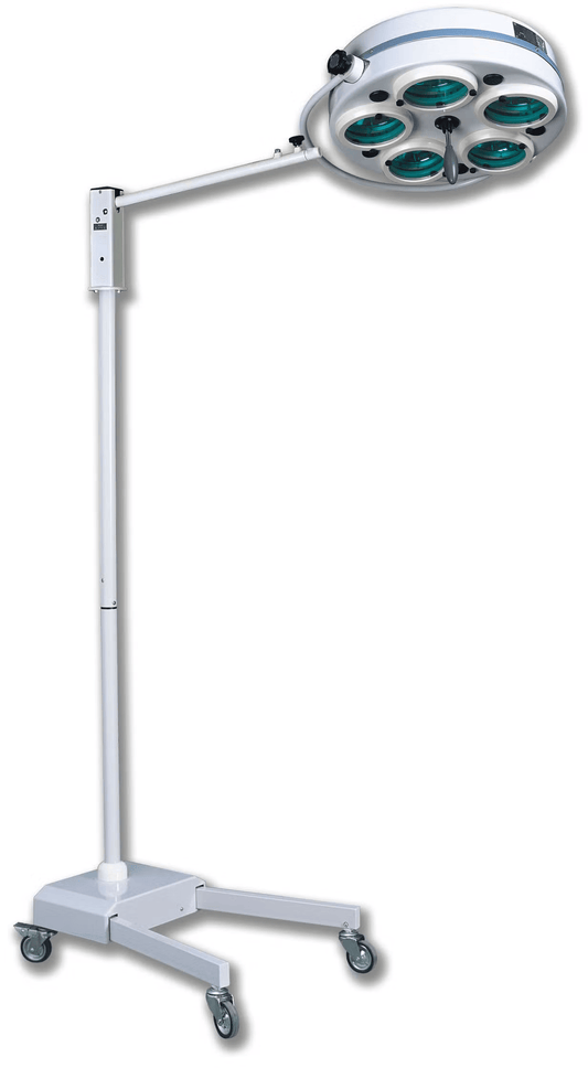 Single arm theatre light halogen with stand