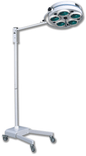 Single arm theatre light halogen with stand