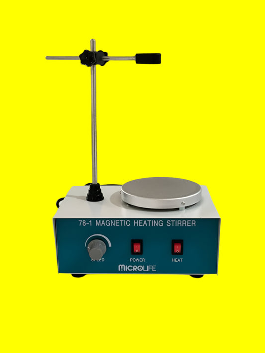 78-1 Magnetic Stirrer with Hotplate - 1000ml Capacity, Adjustable Speed & Heat