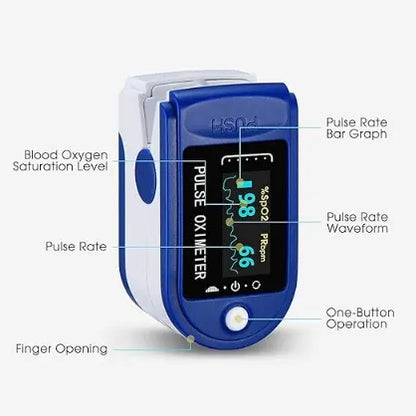 Pulse Oximeter - Monitor SpO2 and Pulse Rate at Home