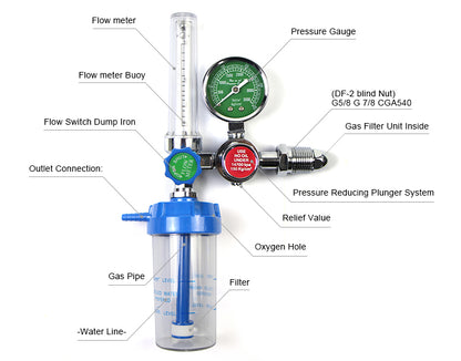 Oxygen medical regulator Set