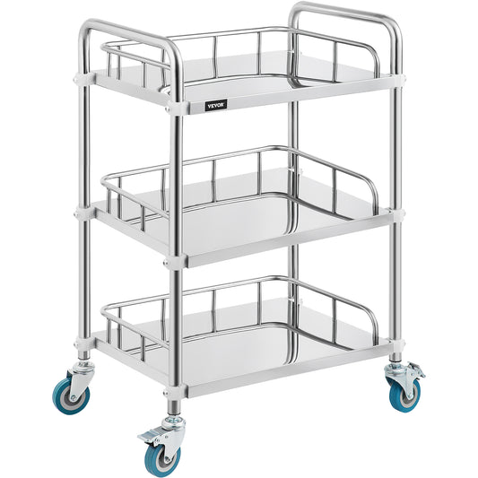 Medicine trolley 3 shelves