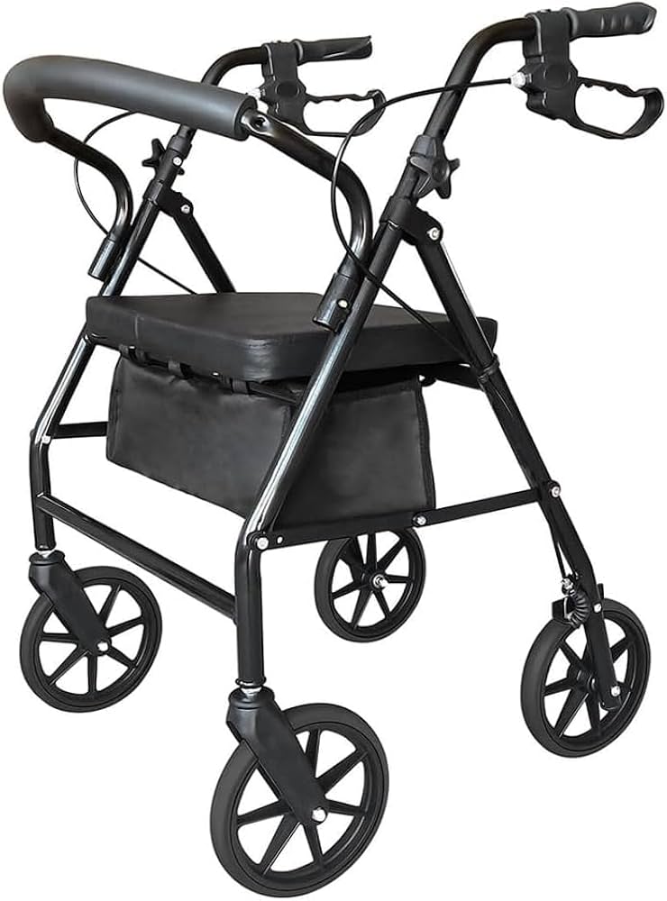 Walking frame with seat