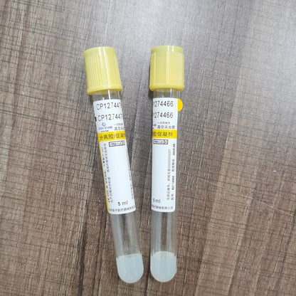 Vacuum Blood Collection Tubes- Yellow Top