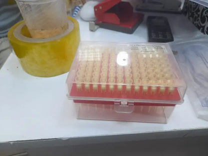 sterilized micro pipette tips