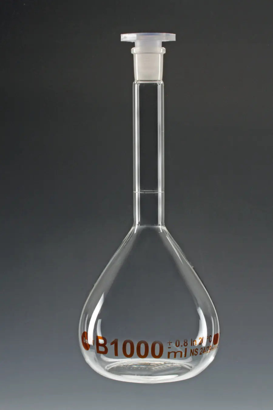 VOLUMETRIC FLASK 1000MLS, BOROSIL