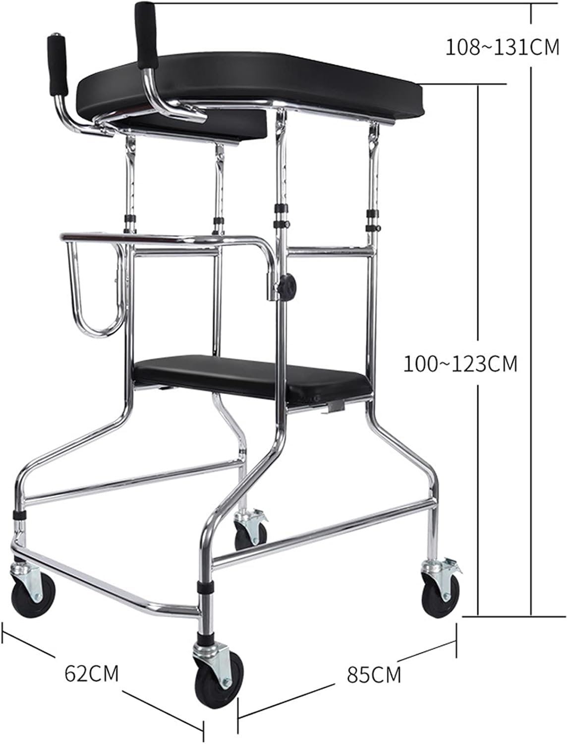 Walking frame with seat