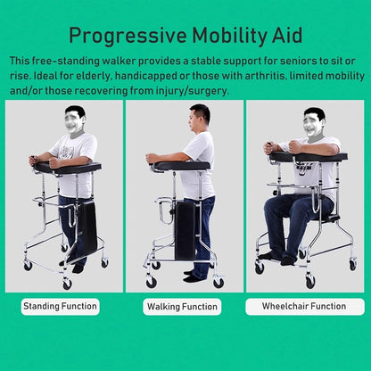 Walking frame with seat